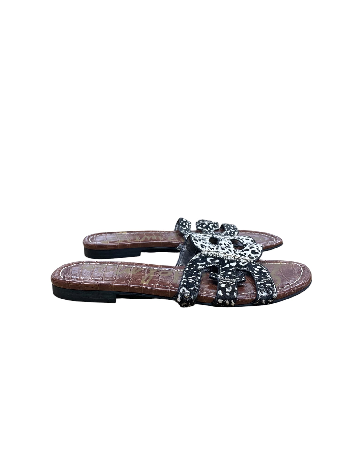 Sandals Flats By Sam Edelman In Animal Print, Size:7