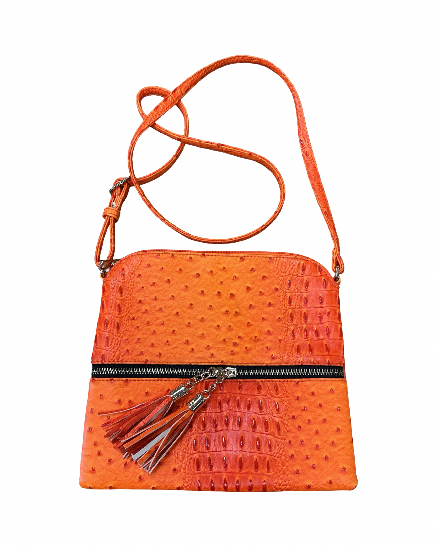 Crossbody By Clothes Mentor In Orange, Size:Medium