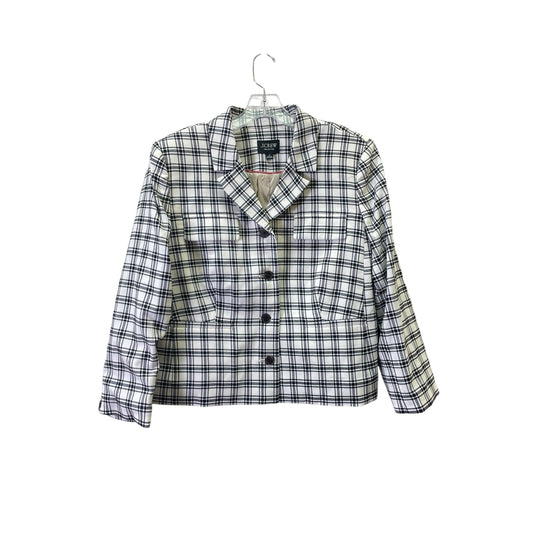 Blazer By J. Crew In Black & Cream, Size:Xl