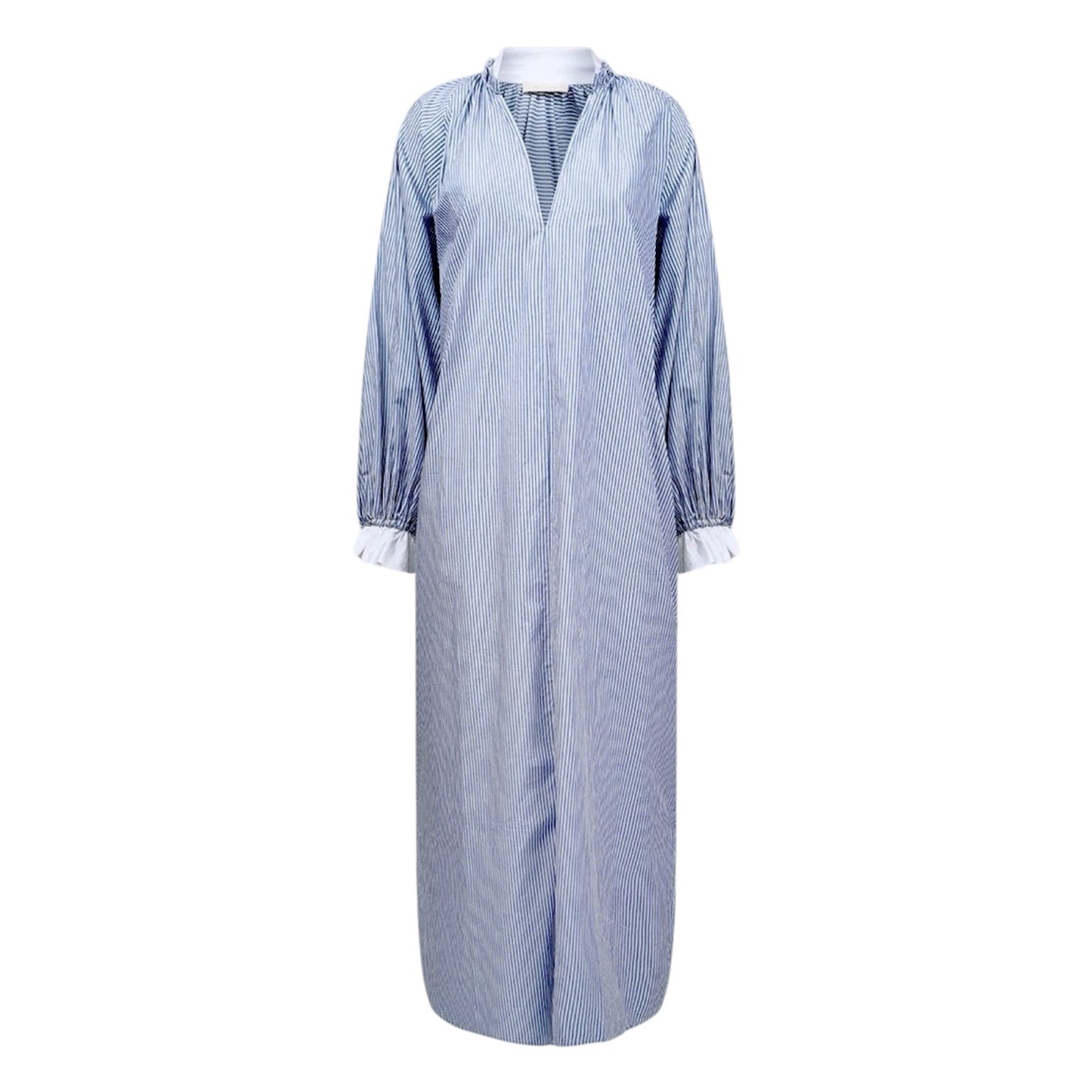 Wiki Maxi Dress By Mes Demoiselles Paris In Blue Striped Pattern, Size: 0