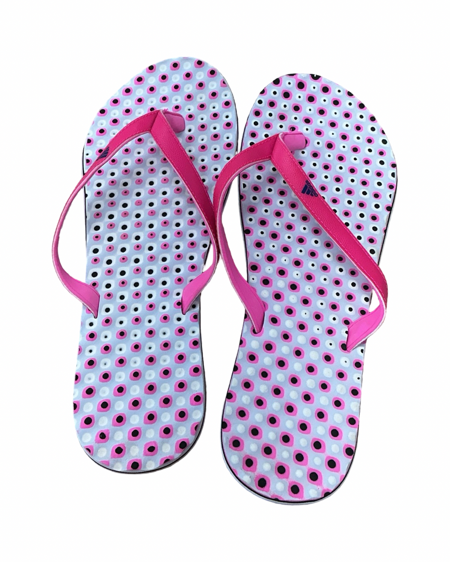 Sandals Flip Flops By Adidas In Pink, Size:10