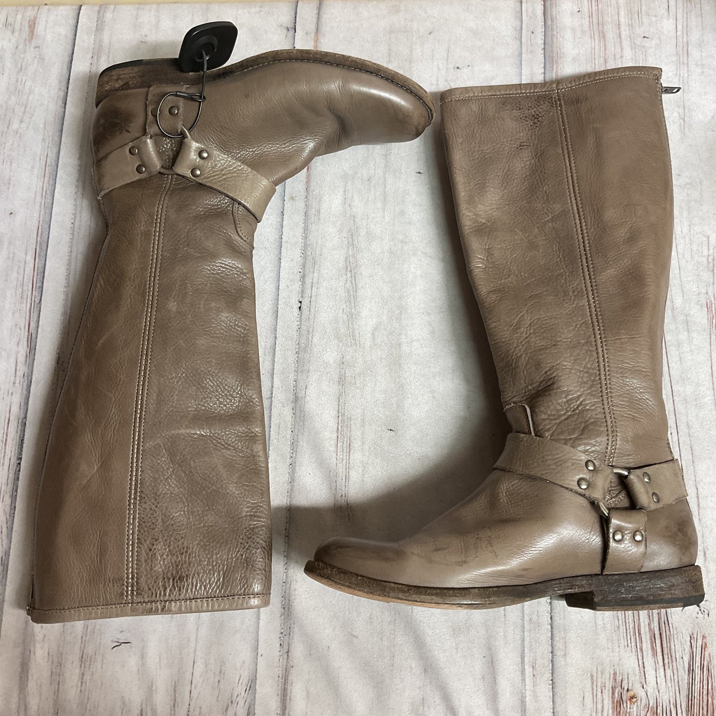 Boots Designer By Frye In Brown, Size:8.5