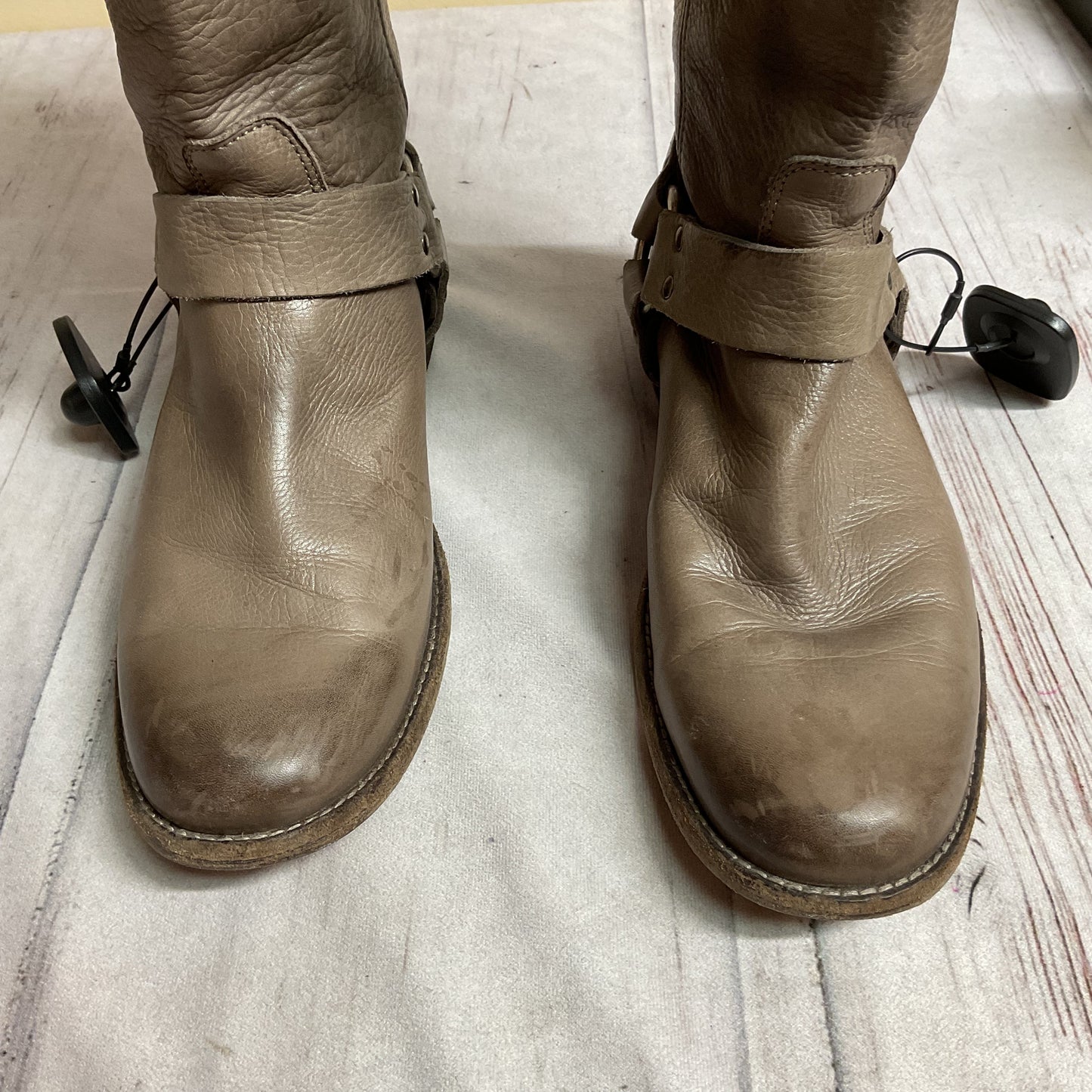 Boots Designer By Frye In Brown, Size:8.5