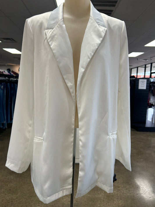 Blazer By Glam In White, Size:M