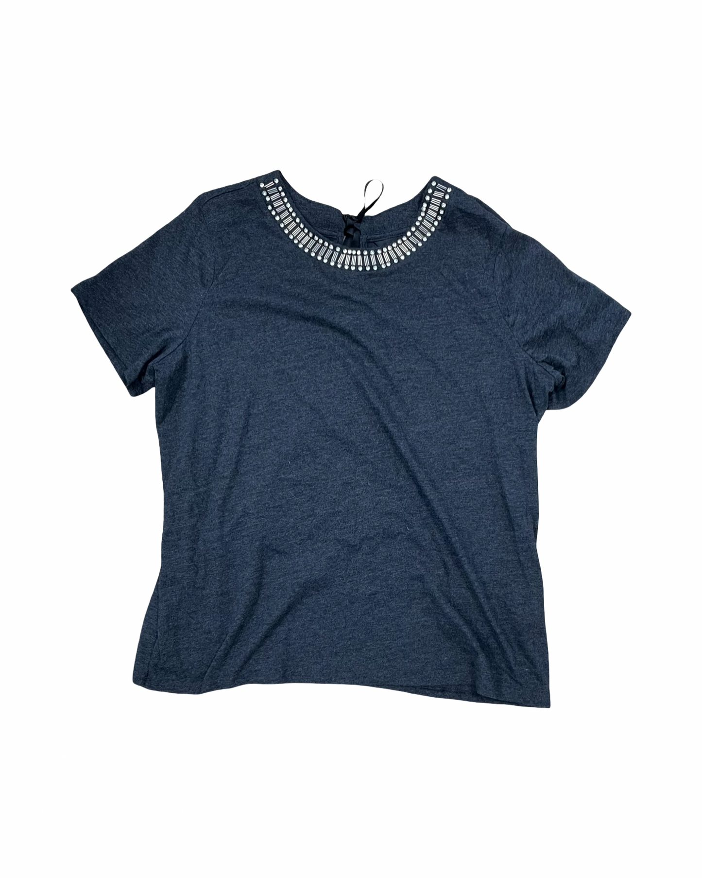 Top Ss By Simply Vera In Grey, Size:Xl