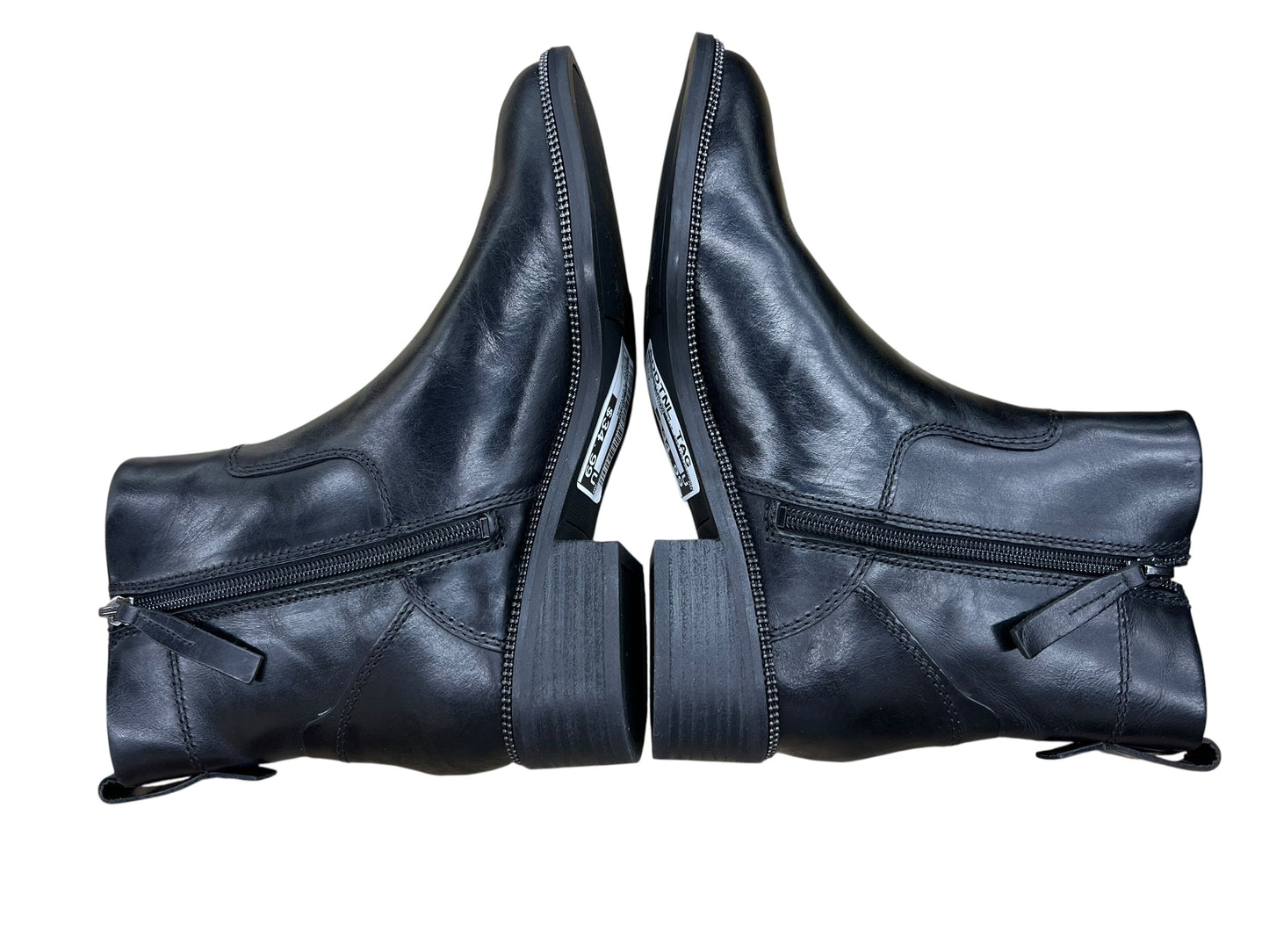Boots Leather By Franco Sarto In Black, Size:7