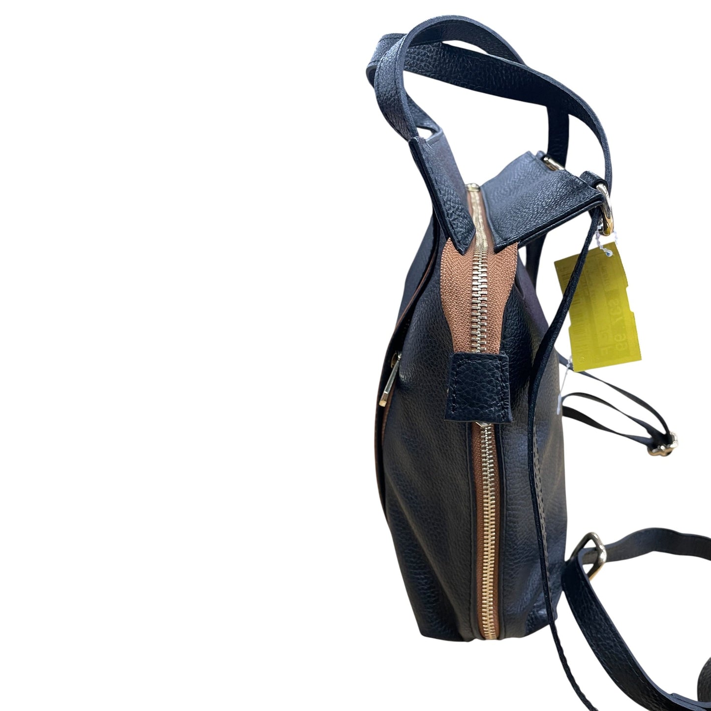 Backpack Leather By Valentina In Black, Size:Medium