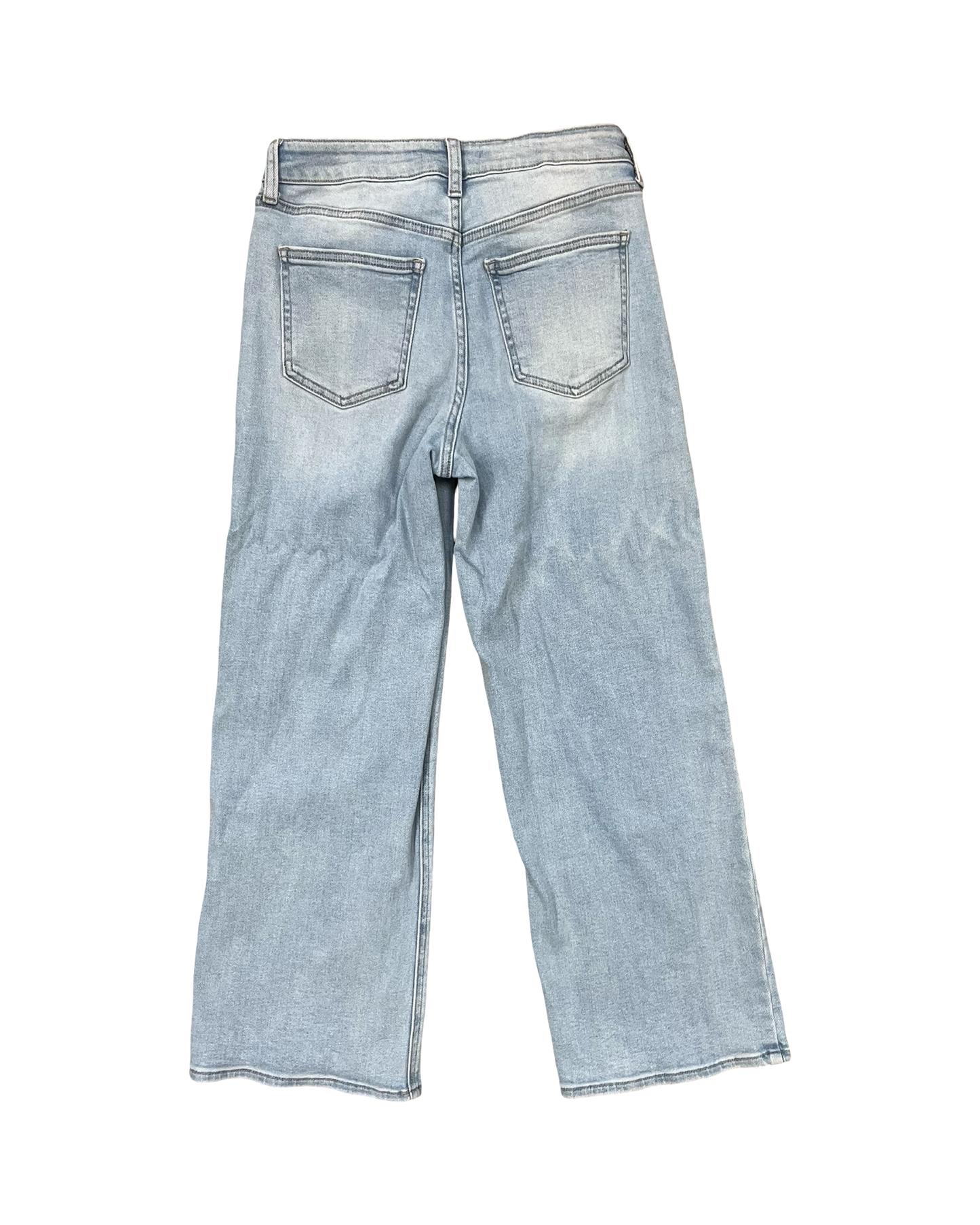 Jeans Boot Cut By Just Usa In Blue Denim, Size:6