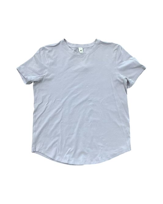 Athletic Top Ss By Lululemon In Purple, Size:S