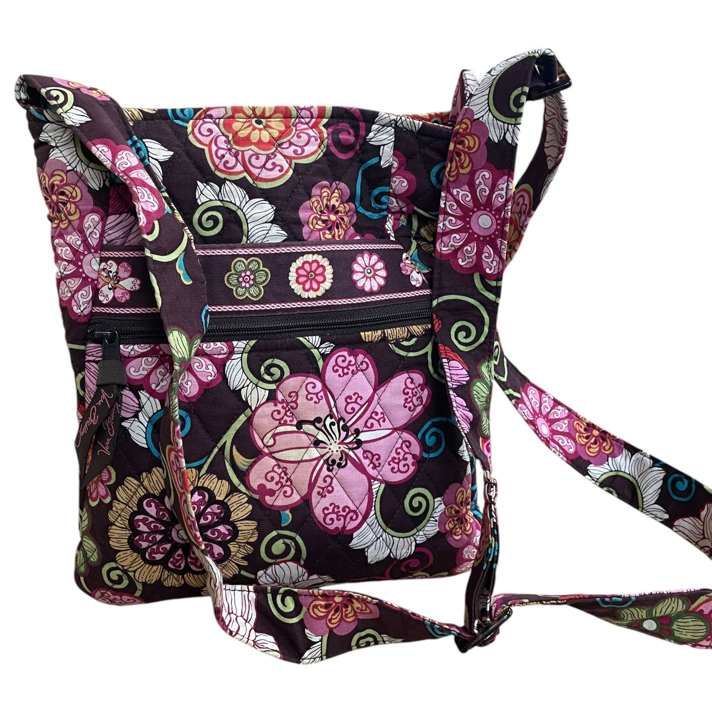 Handbag By Vera Bradley In Floral Print, Size:Medium