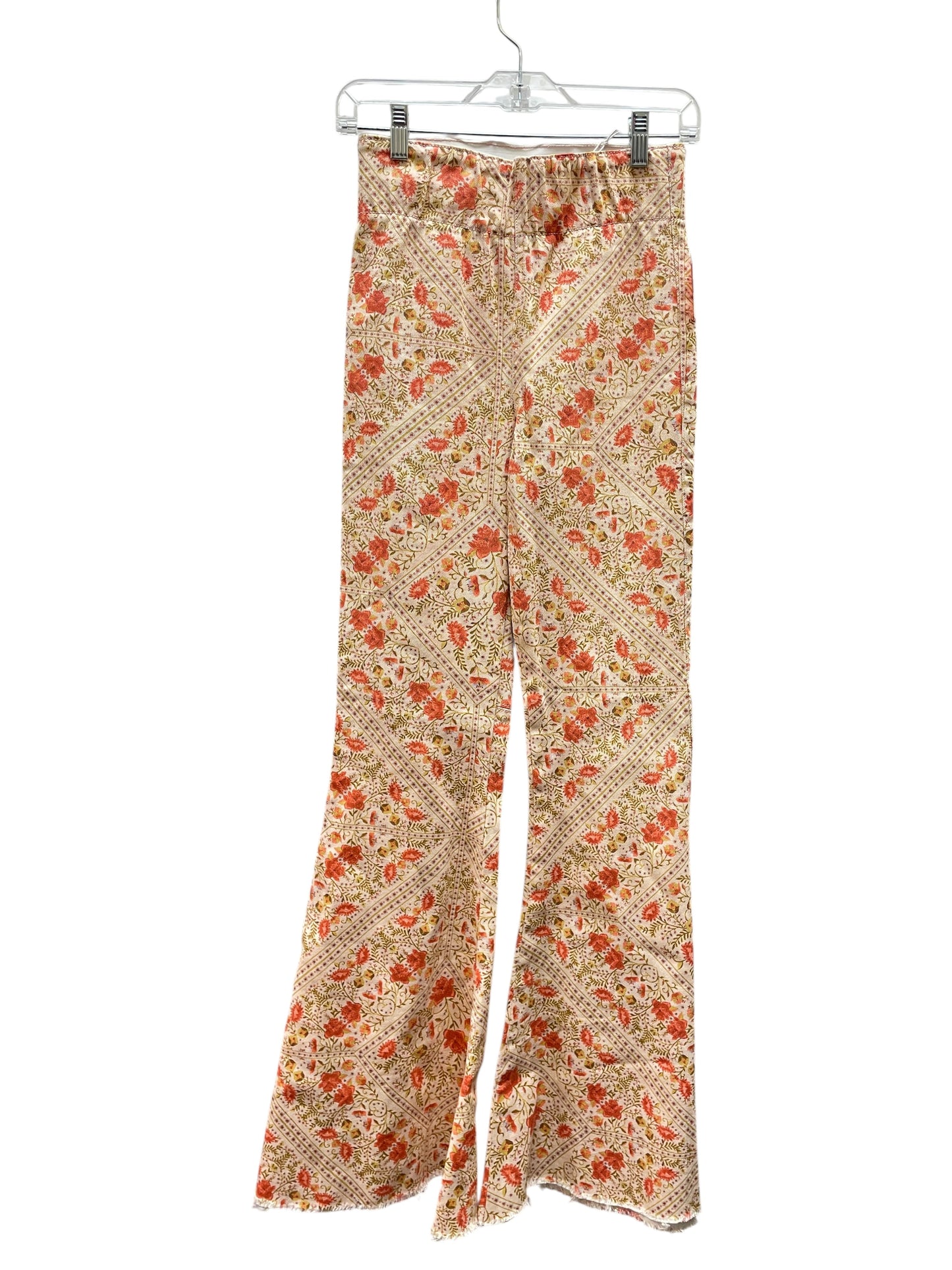 Jeans Flared By Mumu In Orange, Size:2