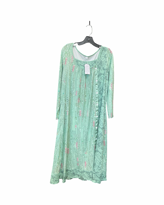 Dress Casual Midi By Clothes Mentor In Green, Size:M
