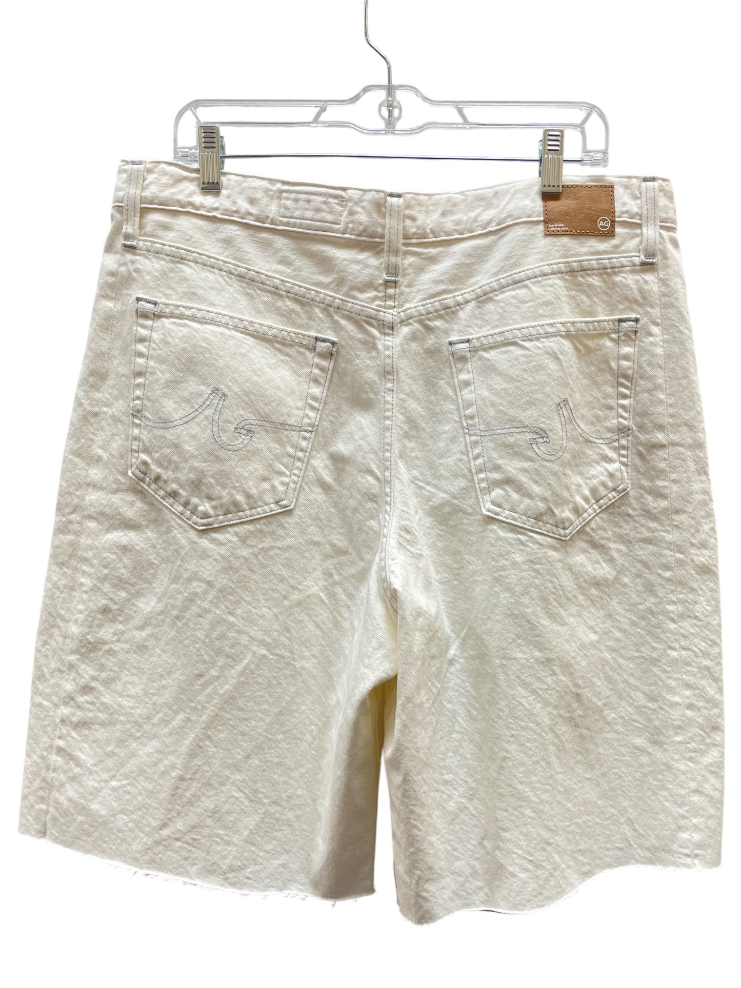 Shorts By Ag Jeans In Cream, Size:14