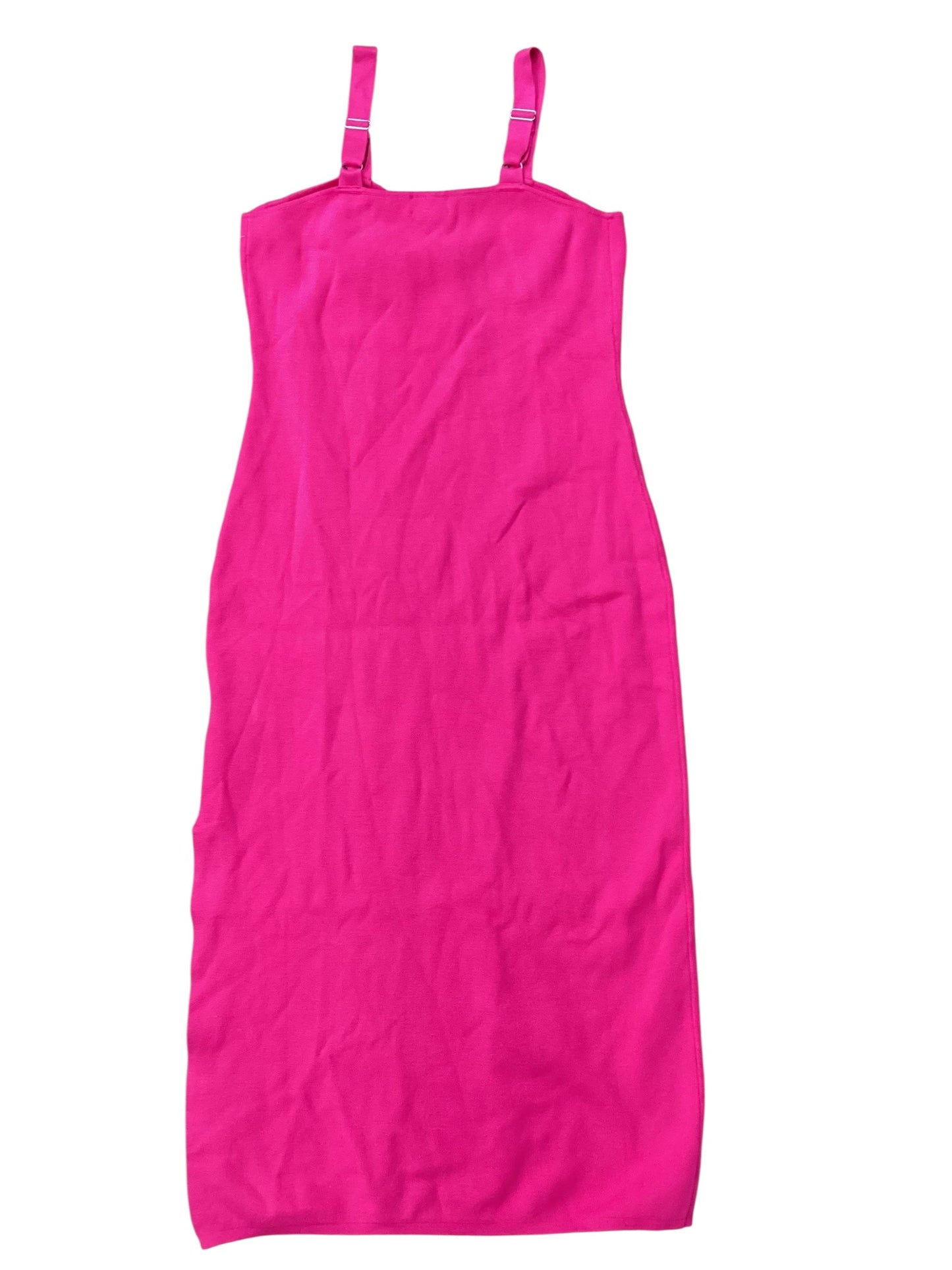 Dress Casual Midi By The Drop In Pink, Size:L