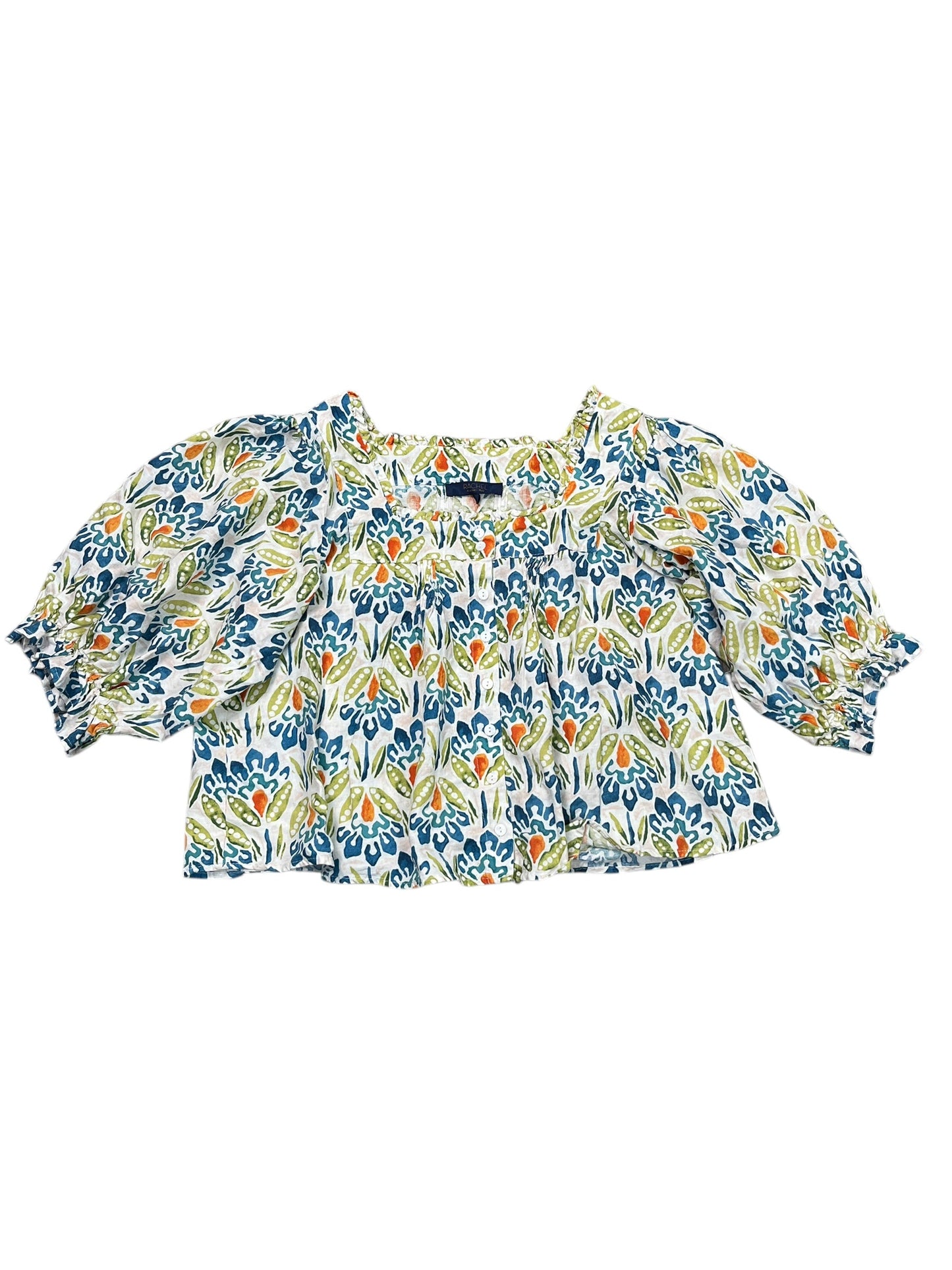 Top 3/4 Sleeve By Rachel Roy In Floral Print, Size:L