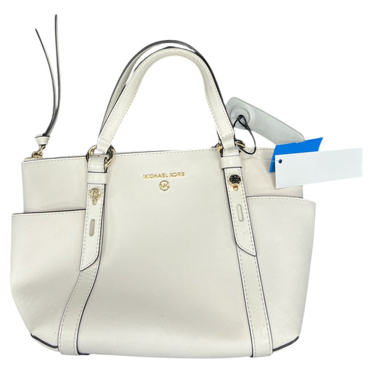 Handbag Designer By Michael Kors In White, Size:Medium