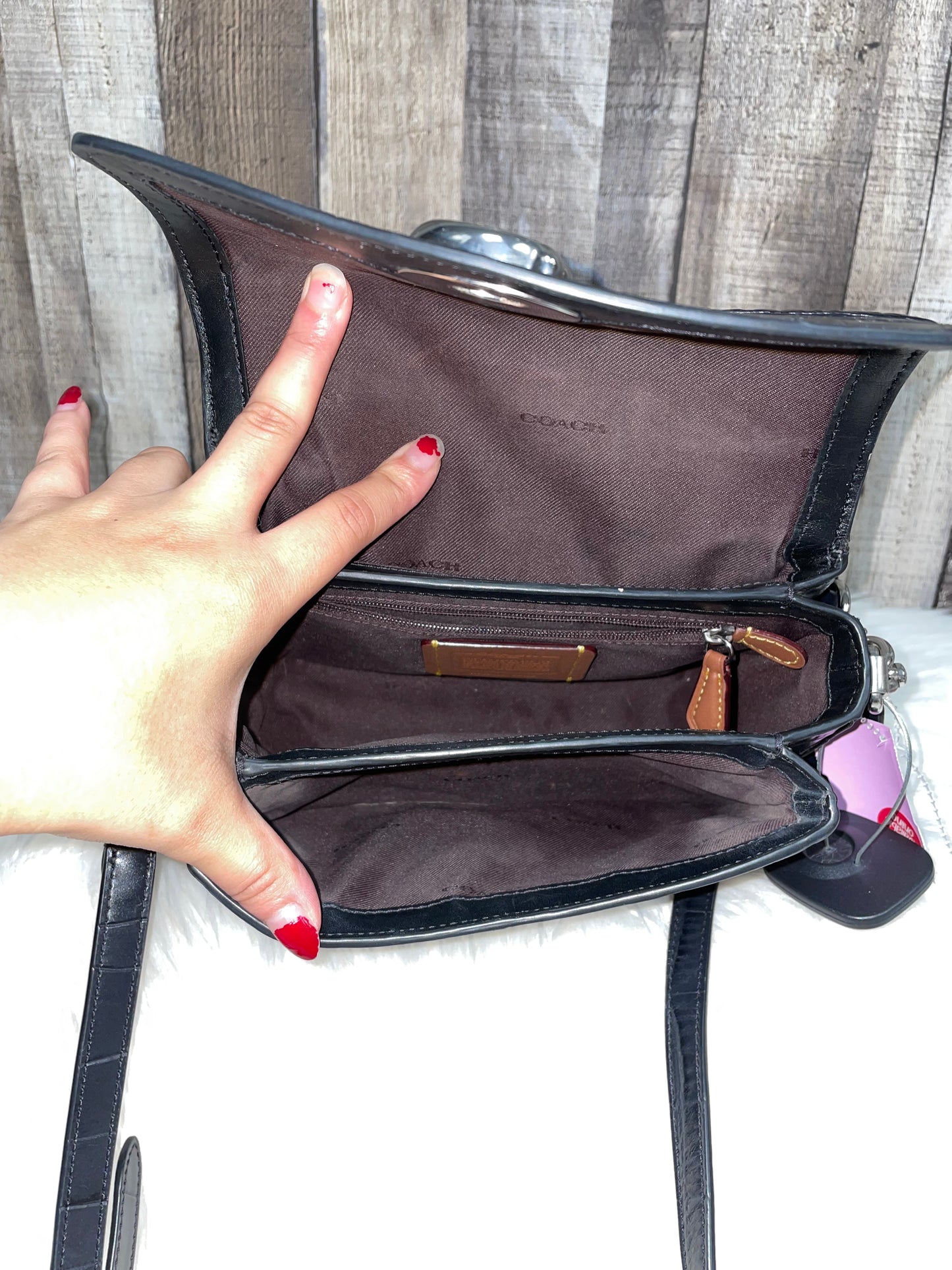 Crossbody Designer By Coach, Size: Medium