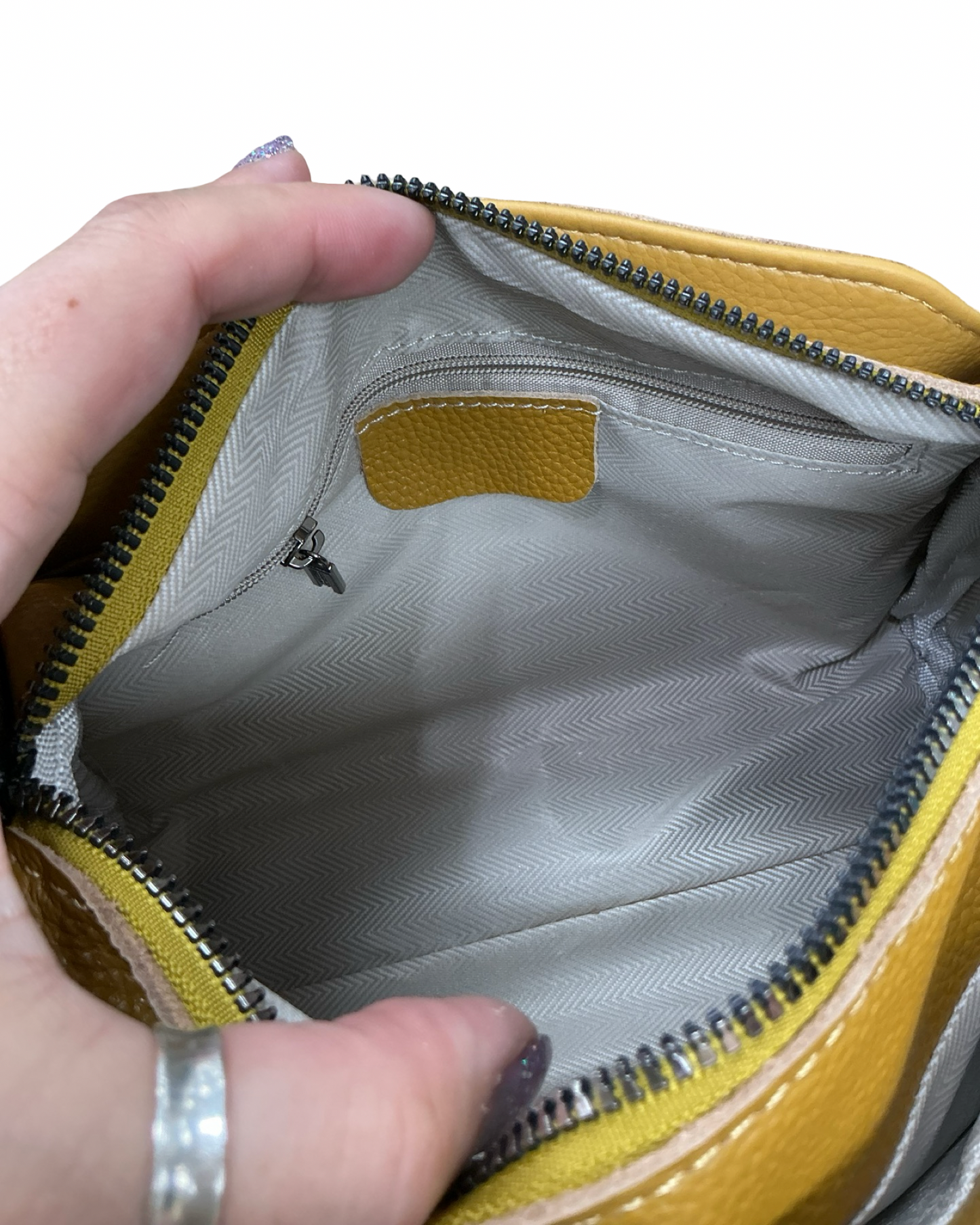 Crossbody By Clothes Mentor In Yellow, Size:Small