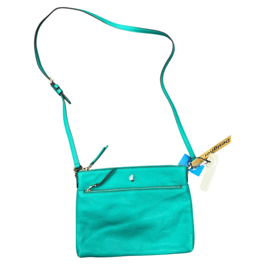 Crossbody Designer By Kate Spade In Teal, Size:Small