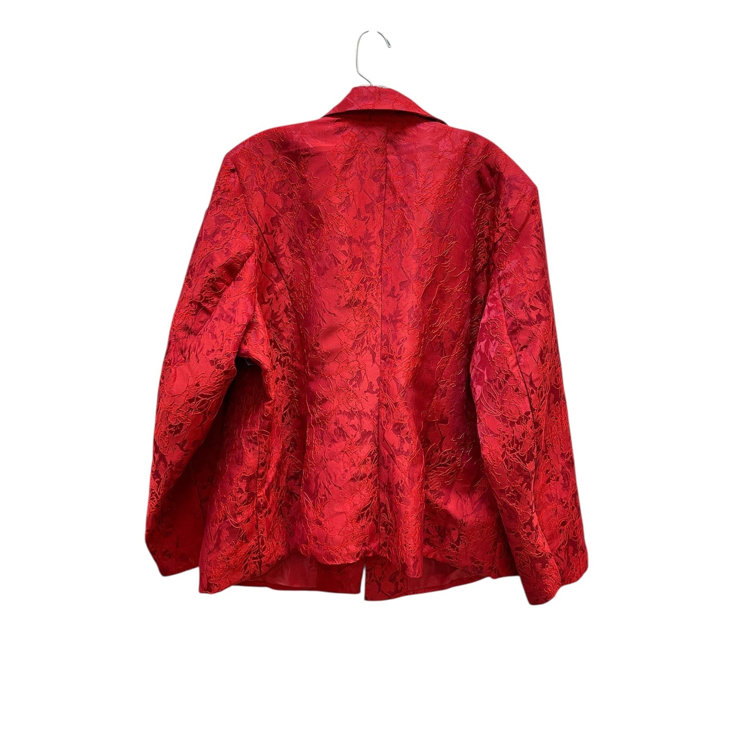 Blazer By Ashley Stewart In Red, Size:3X