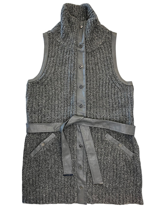 Vest Sweater By White House Black Market In Grey, Size:M