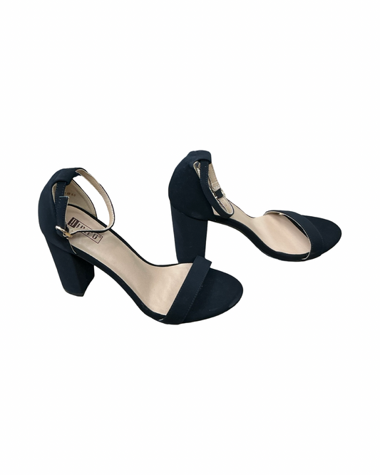 Shoes Heels Block By Cmc In Black, Size:8.5