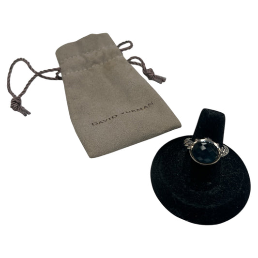 Ring Luxury Designer By David Yurman In Blue, Size:7