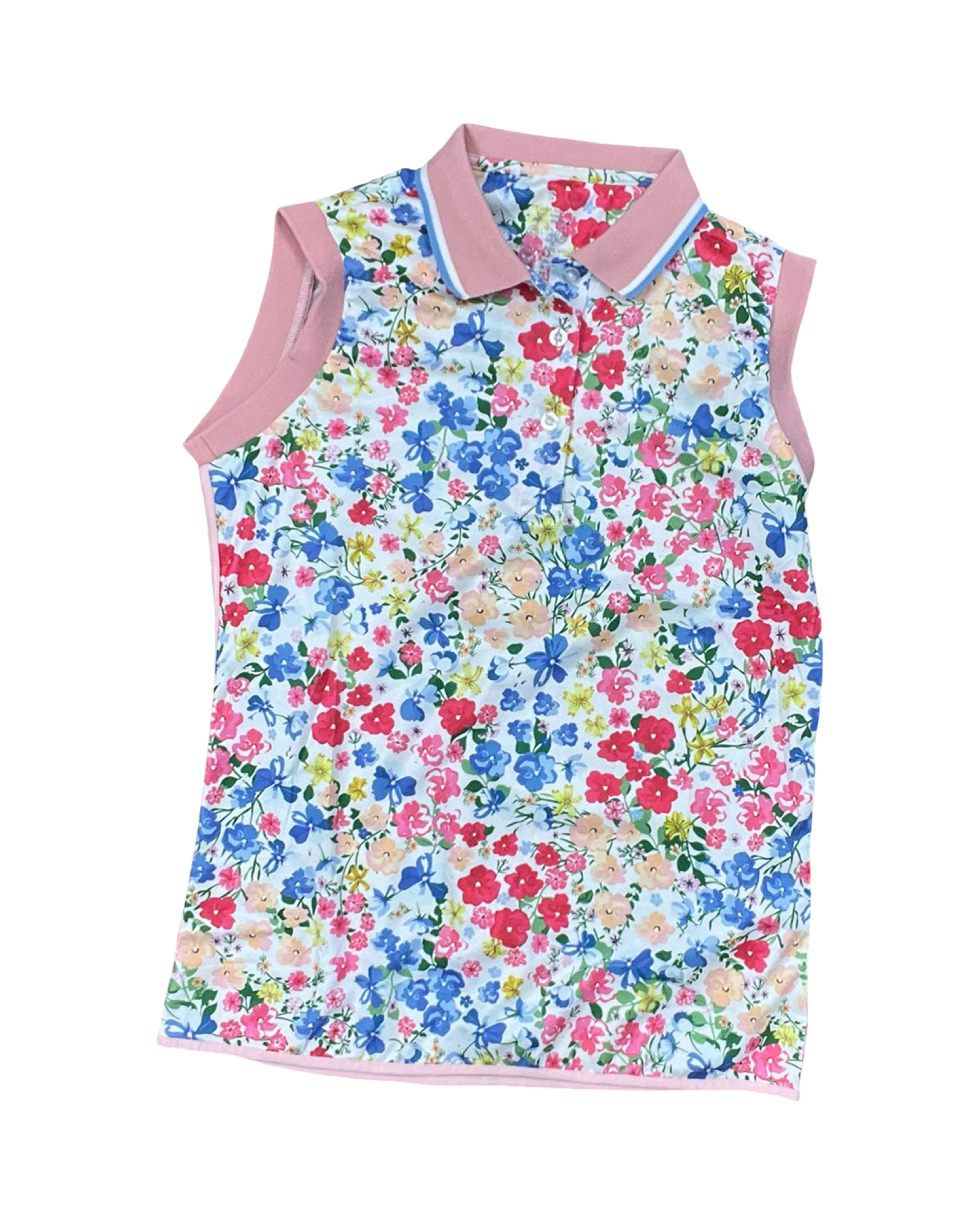 Athletic Top Ss By Clothes Mentor In Floral Print, Size:S