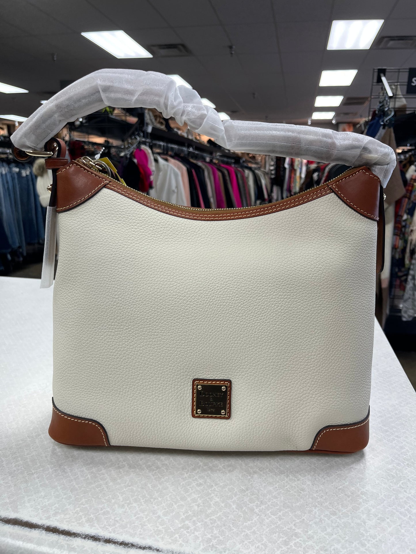 HANDBAG DESIGNER by DOONEY AND BOURKE In TAN, Size: LARGE