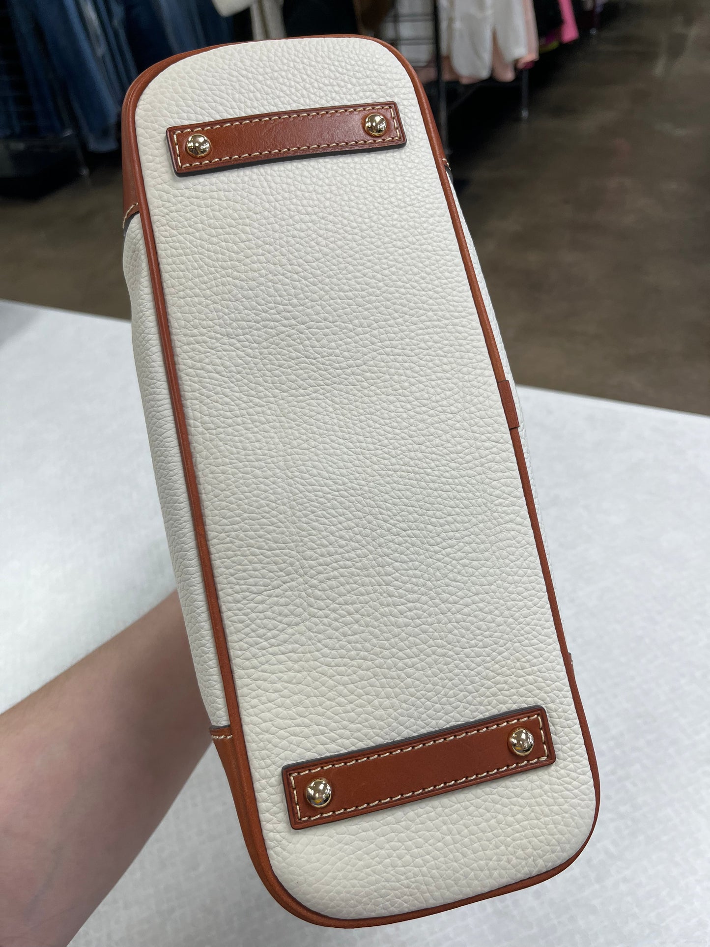 HANDBAG DESIGNER by DOONEY AND BOURKE In TAN, Size: LARGE