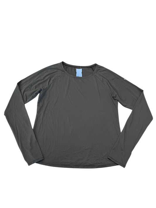 Athletic Top Ls Crewneck By Alo In Grey, Size:M