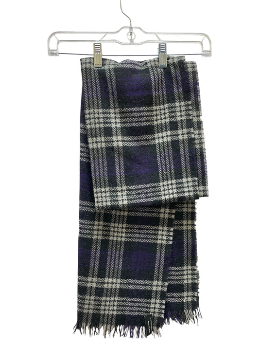 Scarf Long In Black & Purple