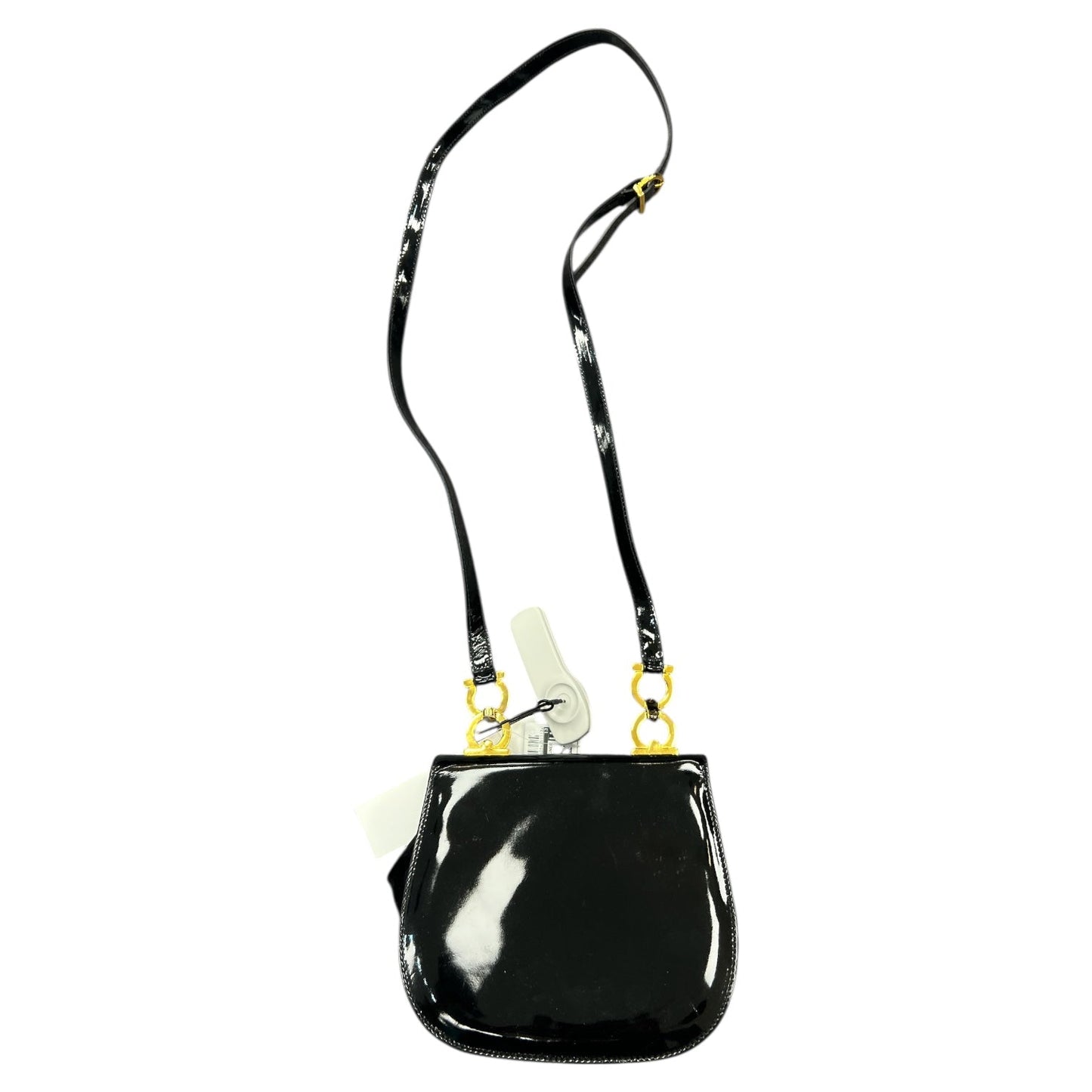 Crossbody Luxury Designer By Ferragamo In Black, Size:Small