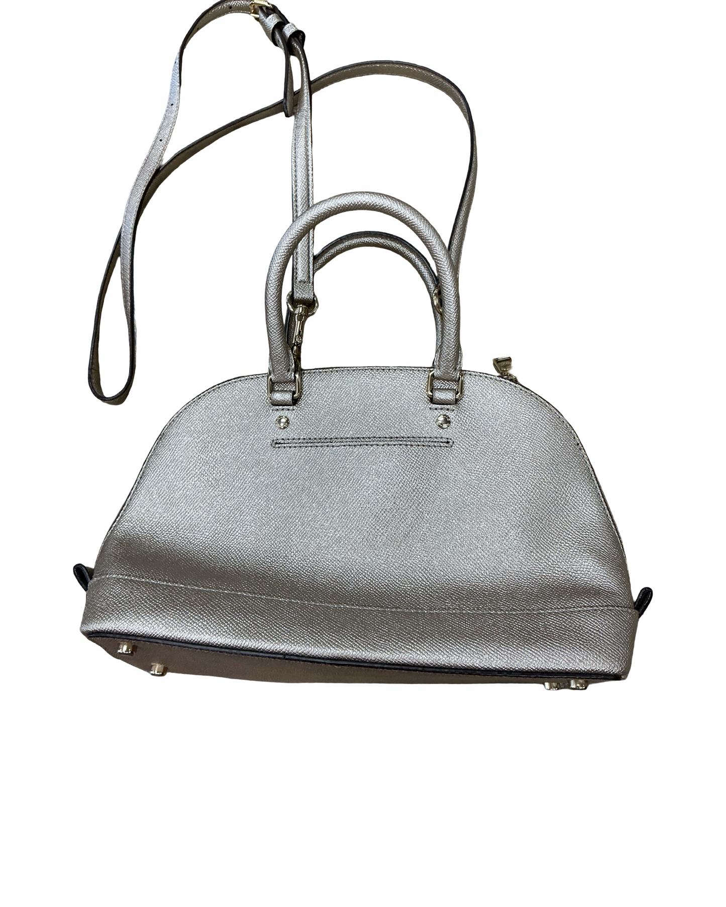 Crossbody Designer By Coach In Gold, Size:Small