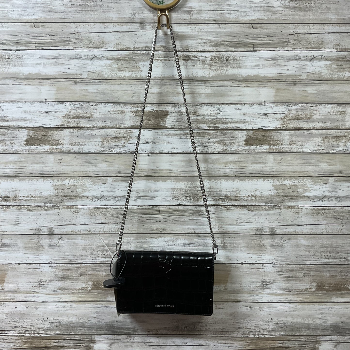 Handbag Designer By Michael Kors In Black, Size:Medium