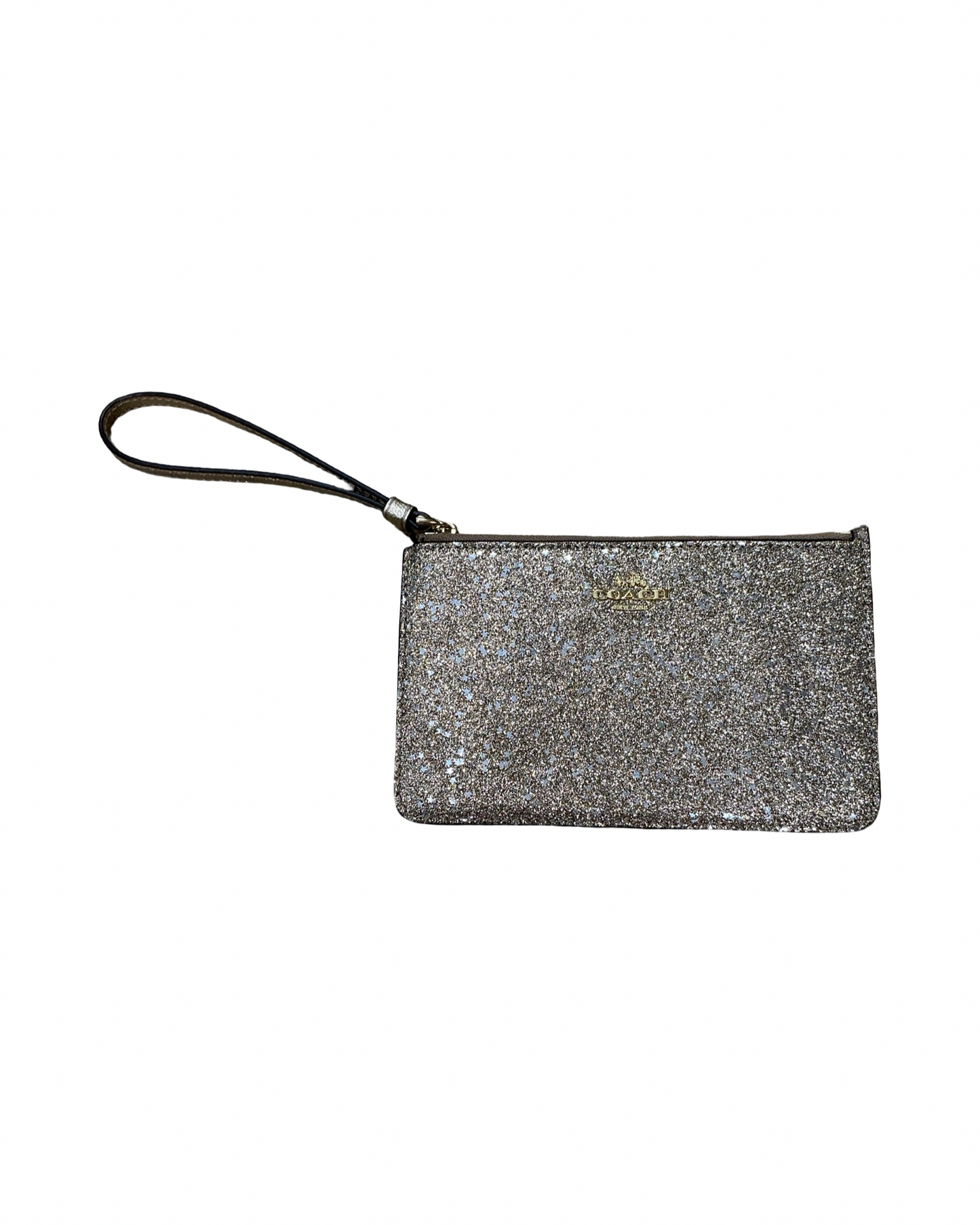 Wristlet Designer By Coach In Gold, Size:Small