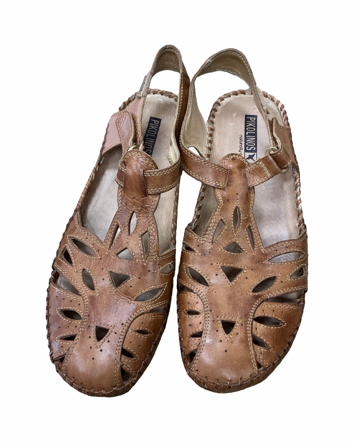 Shoes Flats By Pikolinos In Brown, Size:9.5