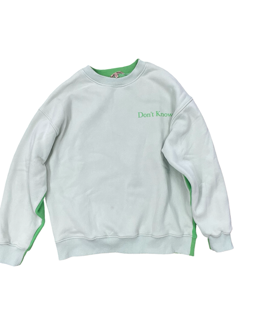 Sweatshirt Crewneck By Bailey Rose In Green, Size:S