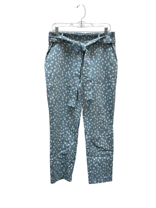 Pants Cropped By Jules & Leopold In Blue & White, Size:16