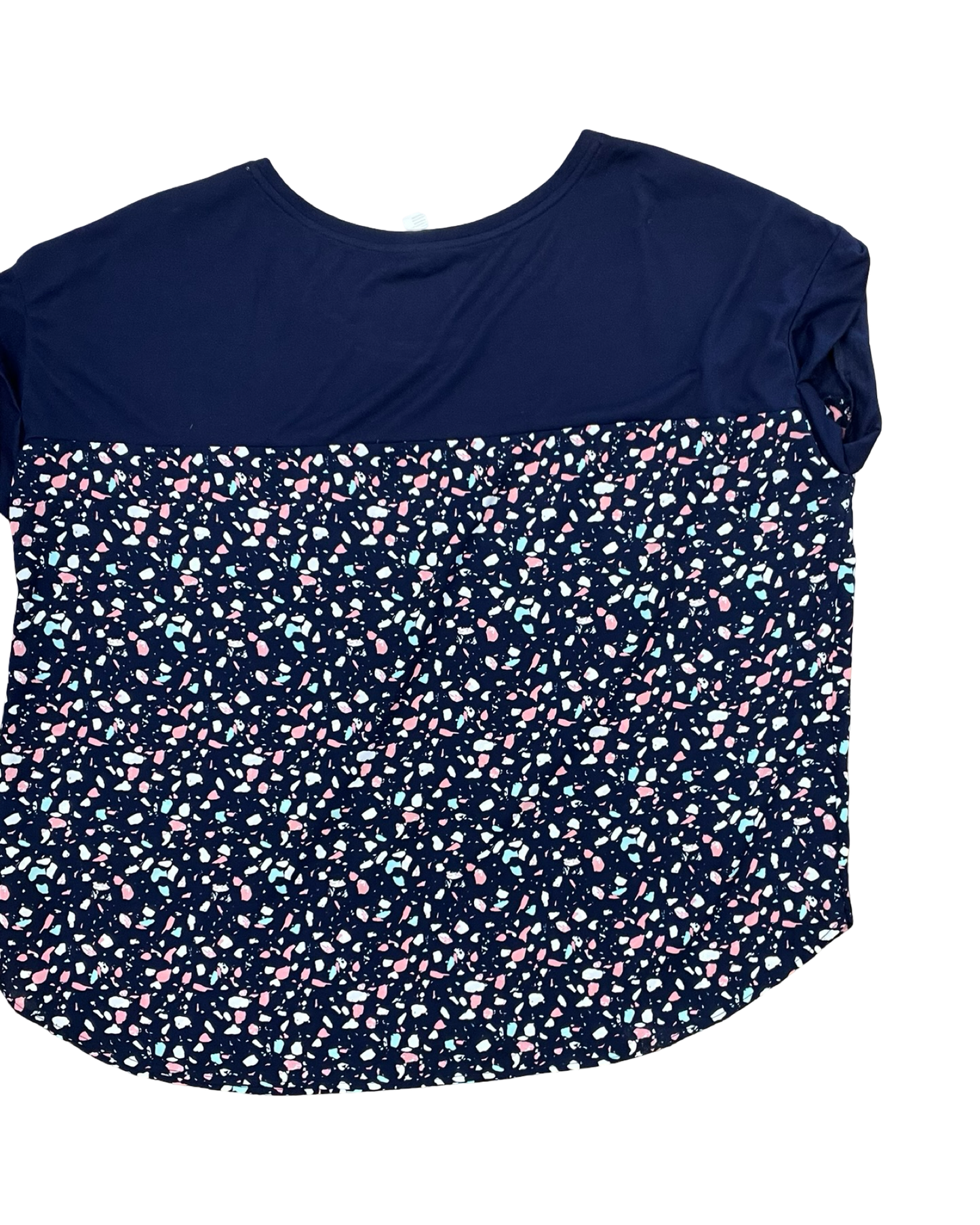 Top Ss By Just Be In Navy, Size:3X