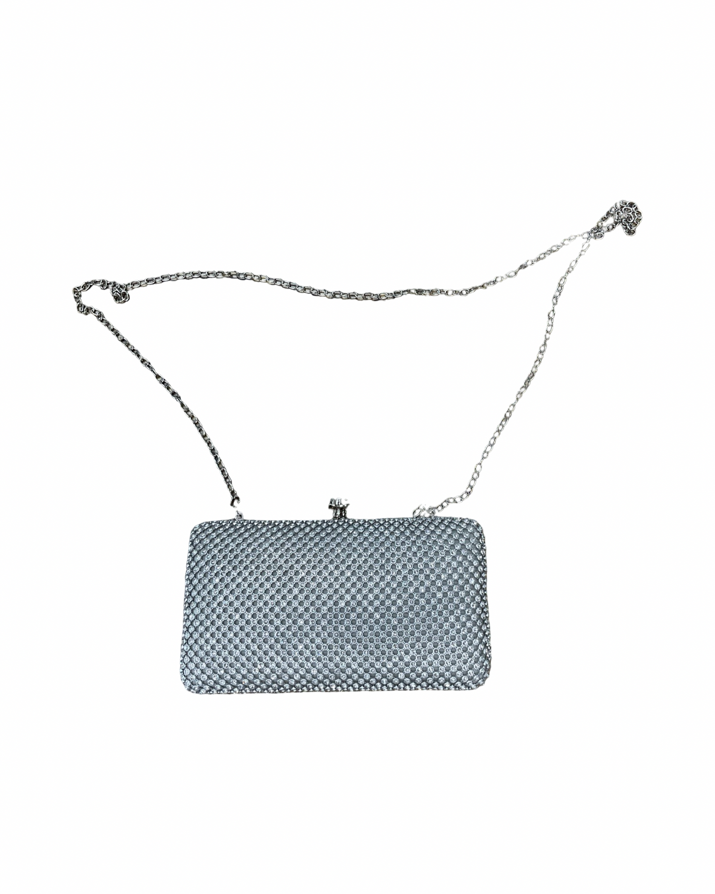 Crossbody By Clothes Mentor In Silver, Size:Small