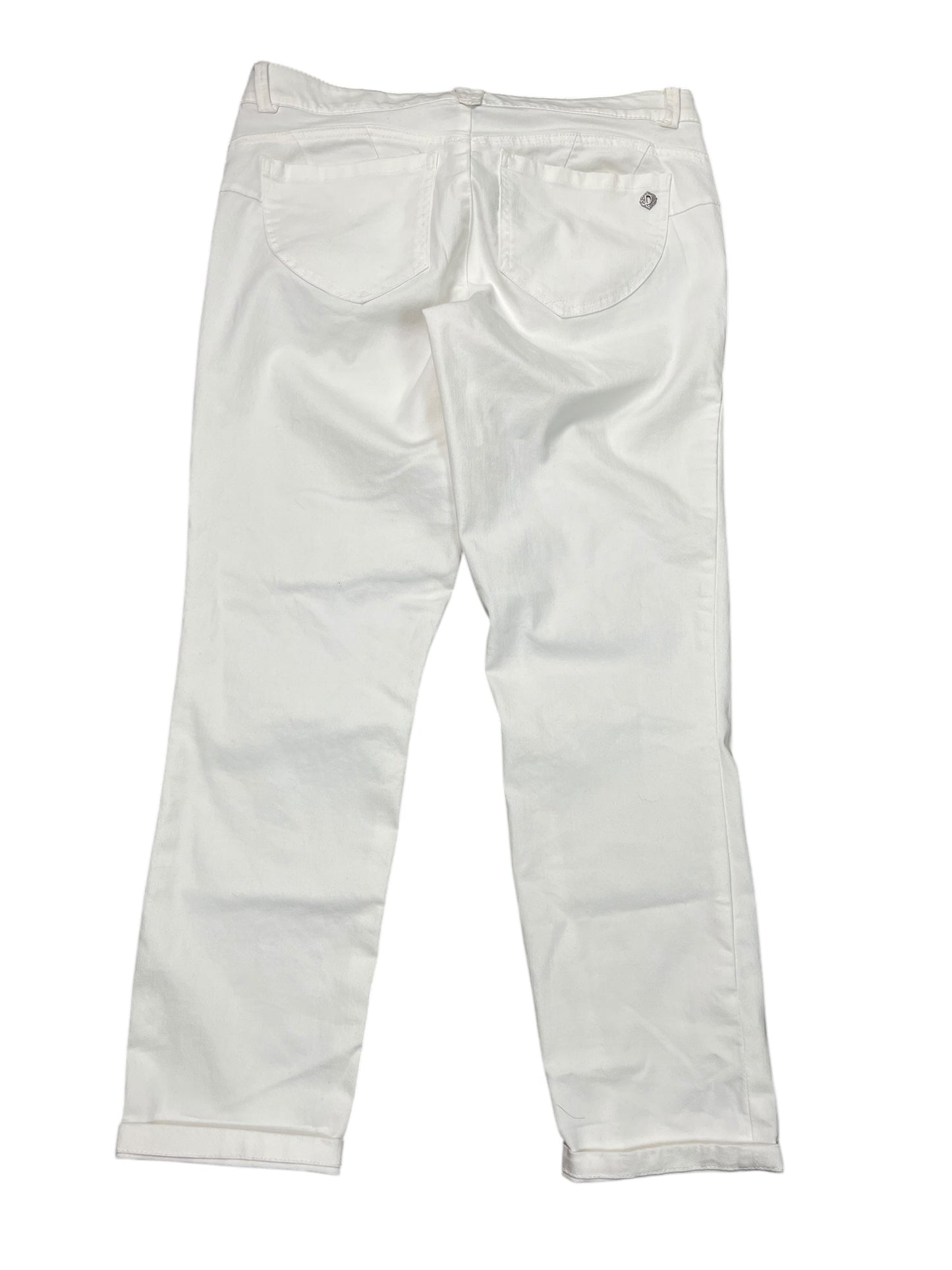 Jeans Skinny By Democracy In White Denim, Size:10