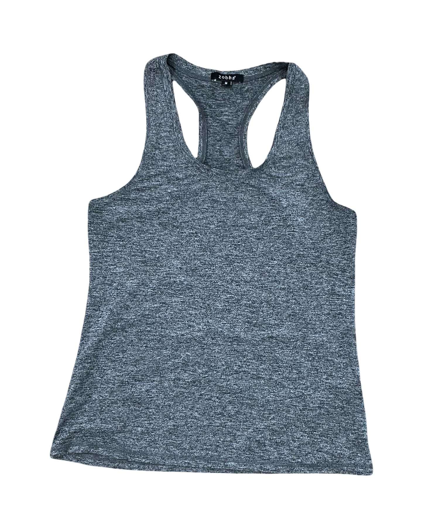Athletic Tank Top By Zobha In Grey, Size:M