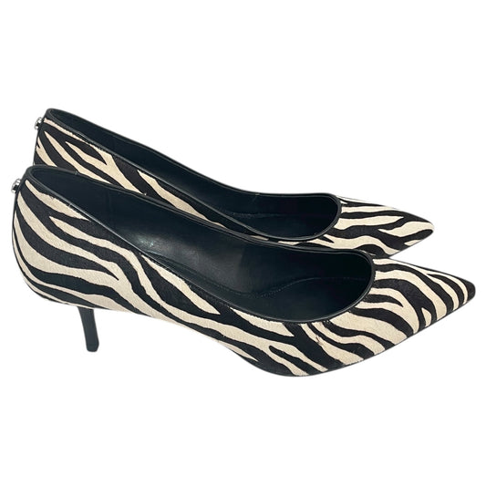 Shoes Designer By Michael Kors In Black & White, Size:9