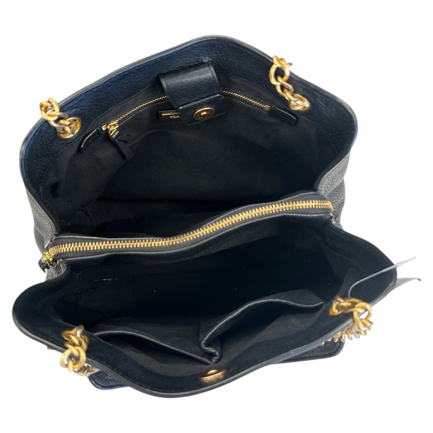 Handbag Designer By Tory Burch In Black, Size:Large