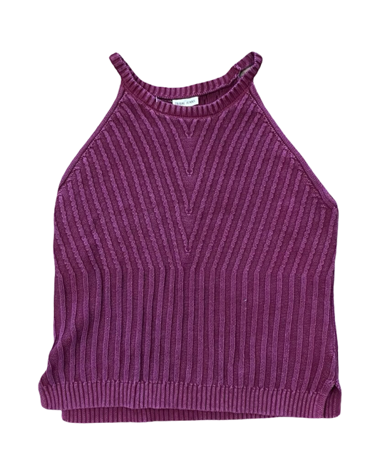 Top Sleeveless By Tribal In Purple, Size:L