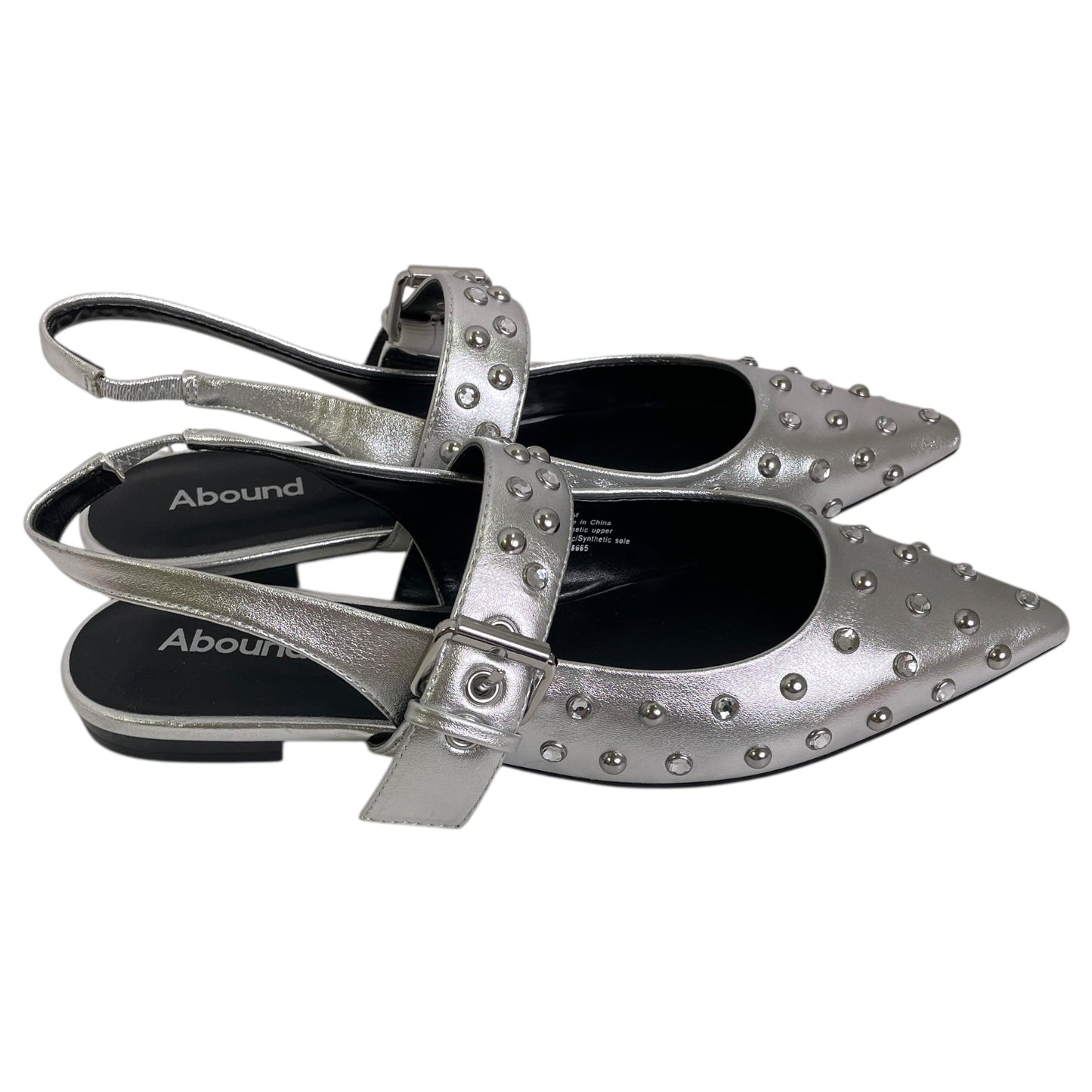 Shoes Flats By Abound In Silver, Size:7.5