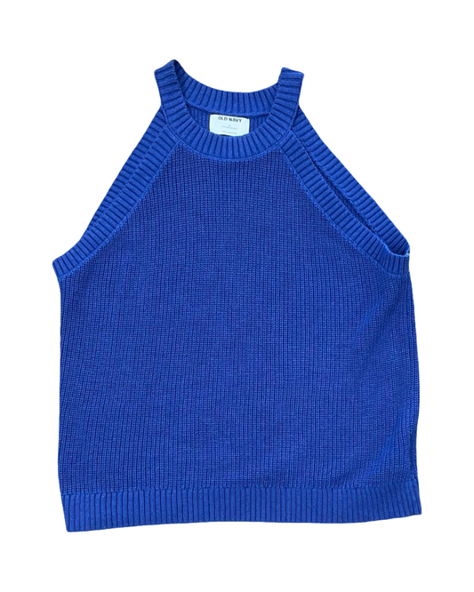 Top Sleeveless By Old Navy In Blue, Size:Xl