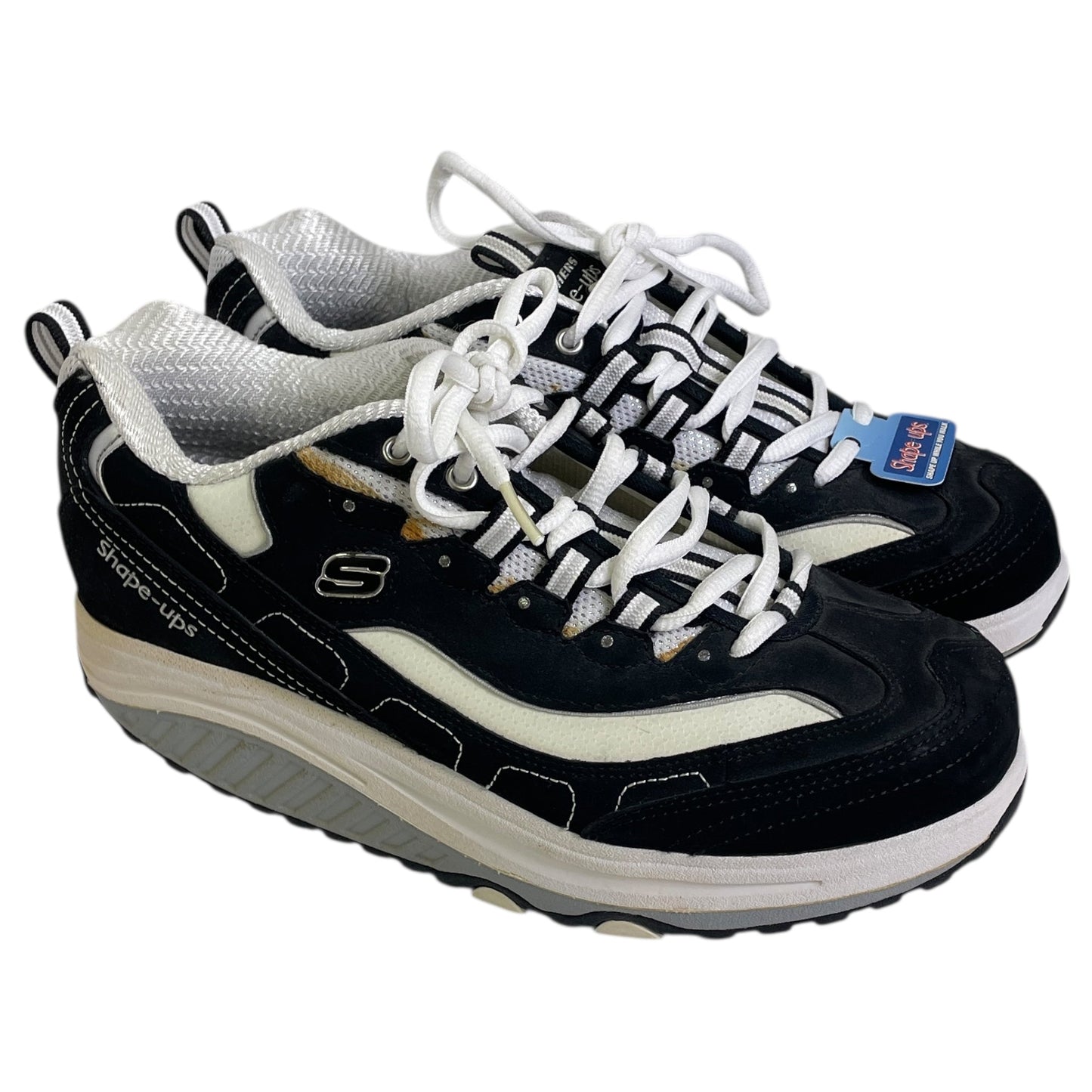 Shoes Athletic By Skechers In Black & White, Size:8
