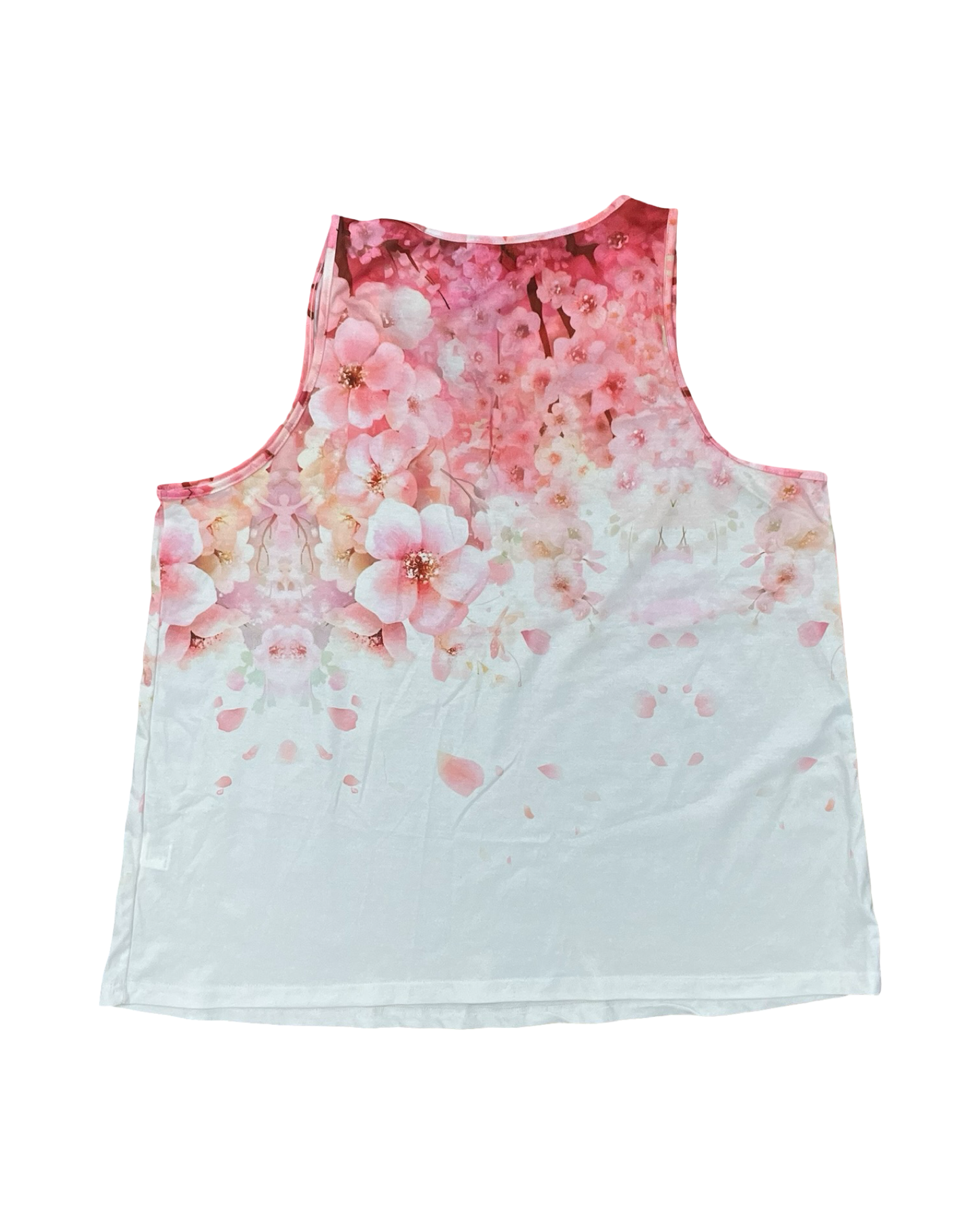 Top Sleeveless By Clothes Mentor In Pink & White, Size:3X